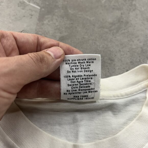 Vintage Bud Ice Shirt Mens XL White Beware The Penguins Wild Oats Beer Promo 90s - Picture 7 of 15